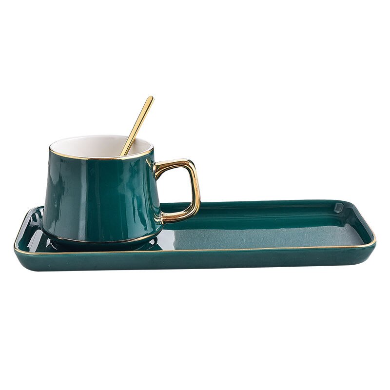 Tasses à café expresso en céramique de luxe, tasse de petit déjeuner originale, service , café japonais, thé, Couple avec soucoupe: Style 1