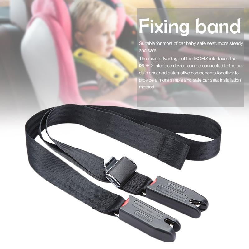 EU Plug Universele Kinderen Veiligheid Seat Belt & Padding Met Isofix Connector Soft Aansluiten Band