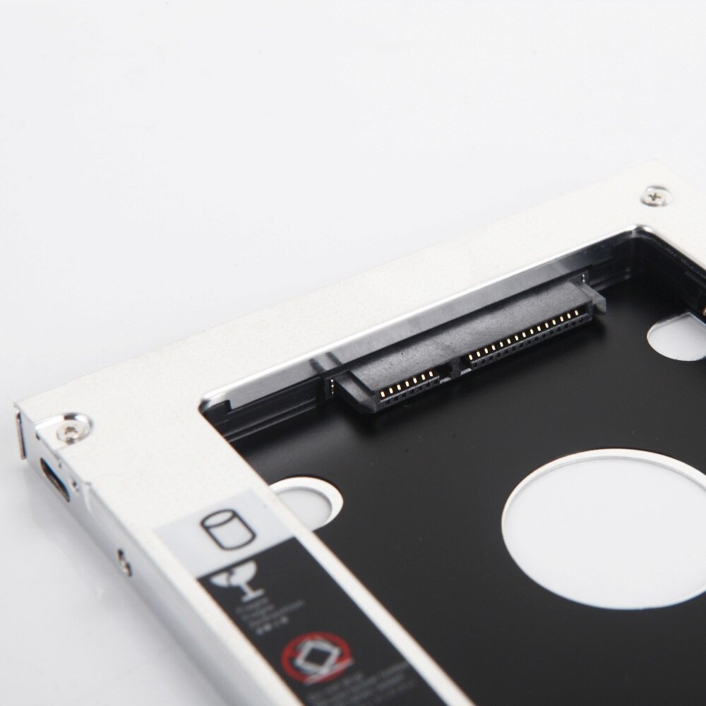 Universal Aluminum 2nd HDD SSD Hard Drive Optical Caddy Adapter bay for HP dv3500 17-f052er 17-e182nr M6-1000SG 1101sg 1050sg