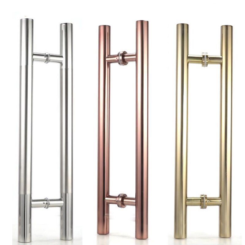 High-grade Stainless Steel Glass Door Handle Diameter 38mm Brushed/Polishing Bathroom Shower/wooden Door Armrest Glass Hardware