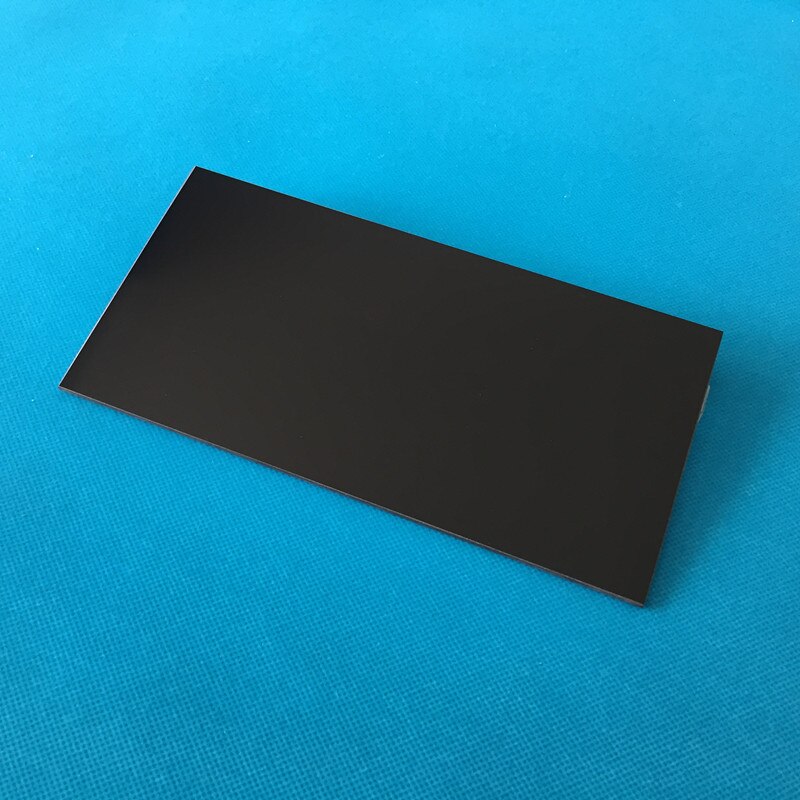 Lentille en verre de filtre de passage UV de ZWB3, de 100x200x3.0mm, pour transilluminateur de source de lumière de 253,7 nm et 254nm