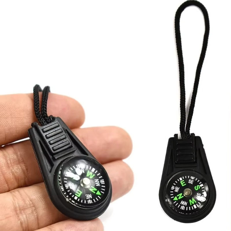 Plastic Mini Kompas Outdoor Survival Gereedschap Kamperen Wandelen Reizen Pocket Navigator Multifunctionele draagbare klimuitrusting