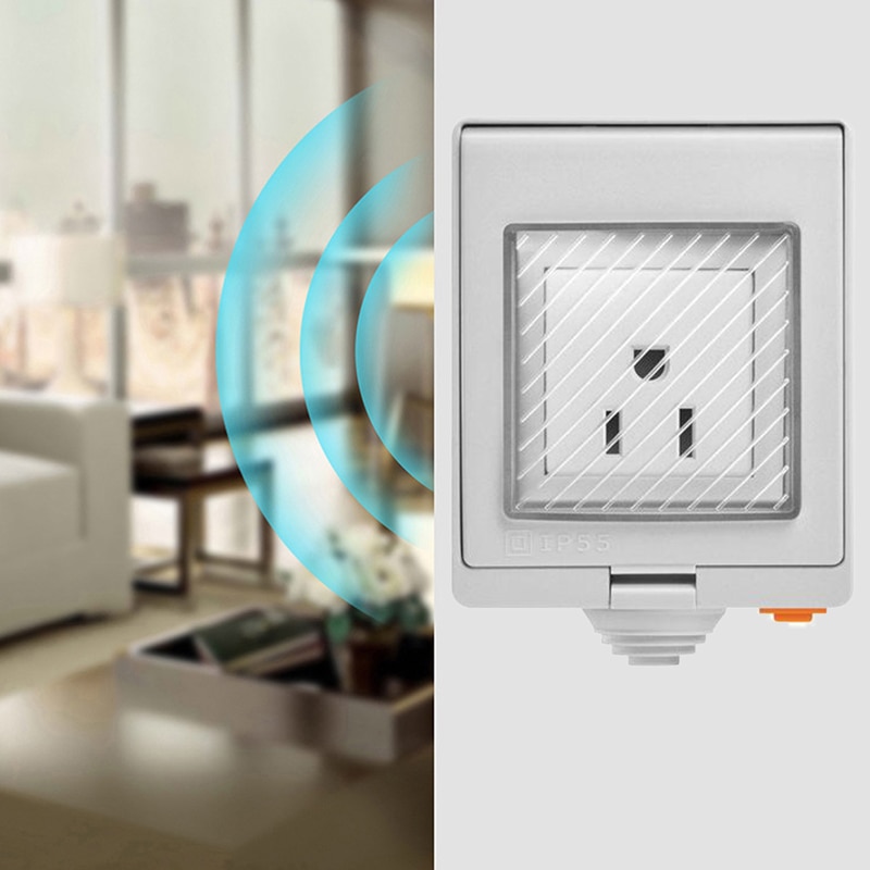 SONOFF S55 Wi-Fi Smart IP55 prise de étanche pour Android IOS pour Google Wifi commutateur maison interrupteur mural automatisation intelligente