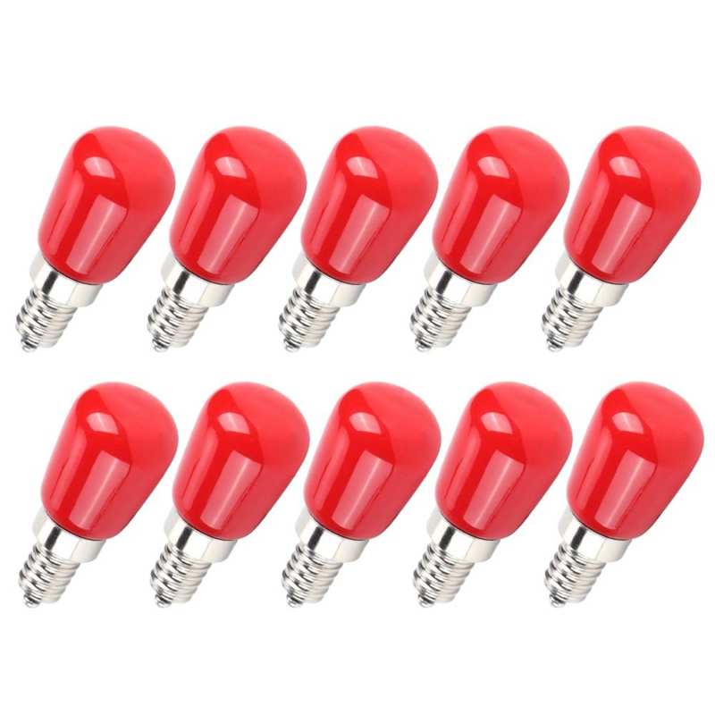 1.5W 110V E12 Candelabra Bulbs Red LED Candle Light Bulb For Ceiling Lamps