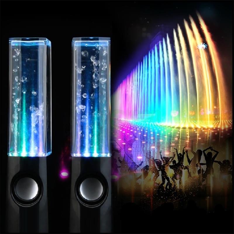Creatieve Decoratieve LED Dancing Water Speakers Muziek Fontein Licht voor IPhone IPad Computer Laptop Thuiskantoor