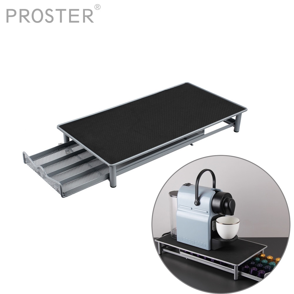 Proster-soporte para cápsulas de café, cajón para almacenamiento de cápsulas Dolce Gusto, Base para máquina de café