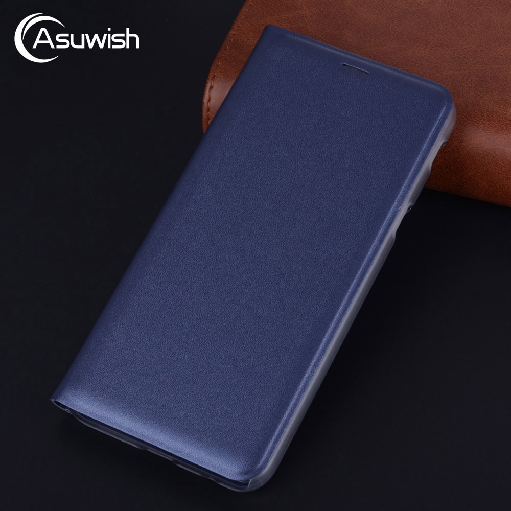 360 Full Cover Leather Phone Case For Samsung Galaxy J6 J 6 SM J600 J600F J600G SM-J600 SM-J600FN Flip Wallet Case Funda