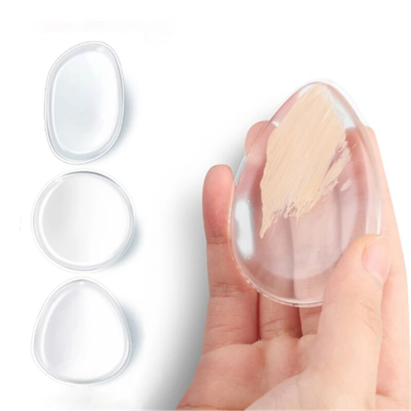 Esponja de silicona suave para base de maquillaje, esponja cosmética suave, Accesorios de belleza, herramientas, 1 ud.