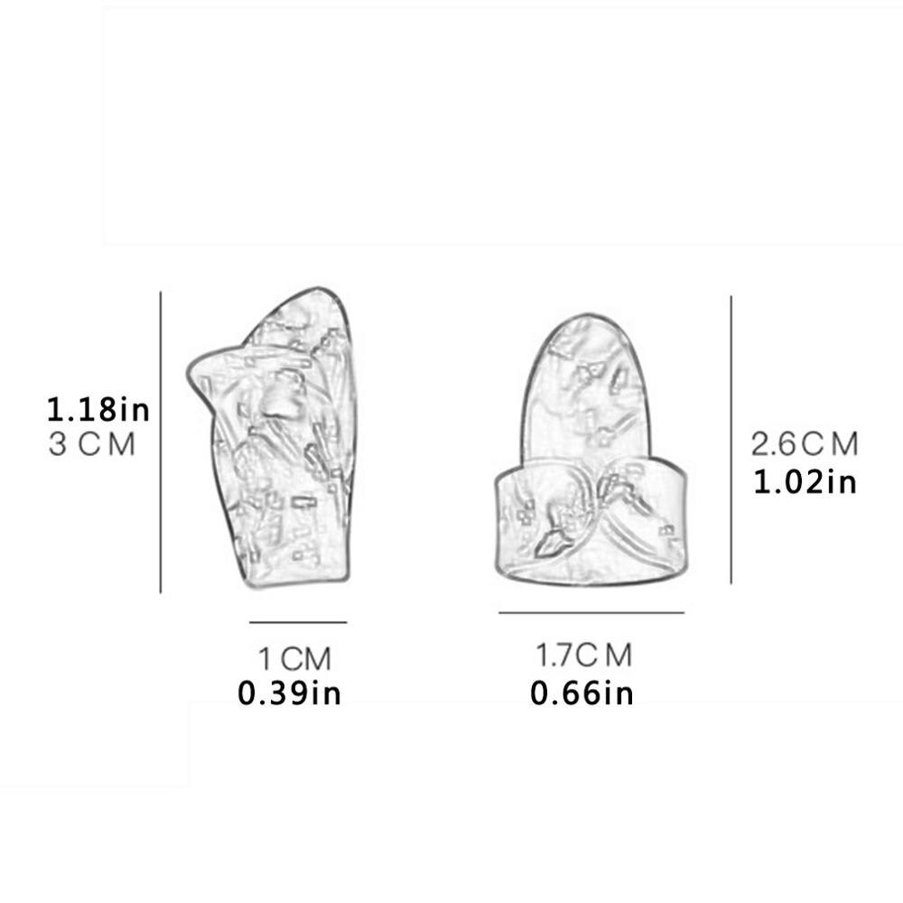 1 pièces pouce doigt guitare médiator guitare plectre gaine guitare Tube médiator médiator guitare électrique accessoires Rando