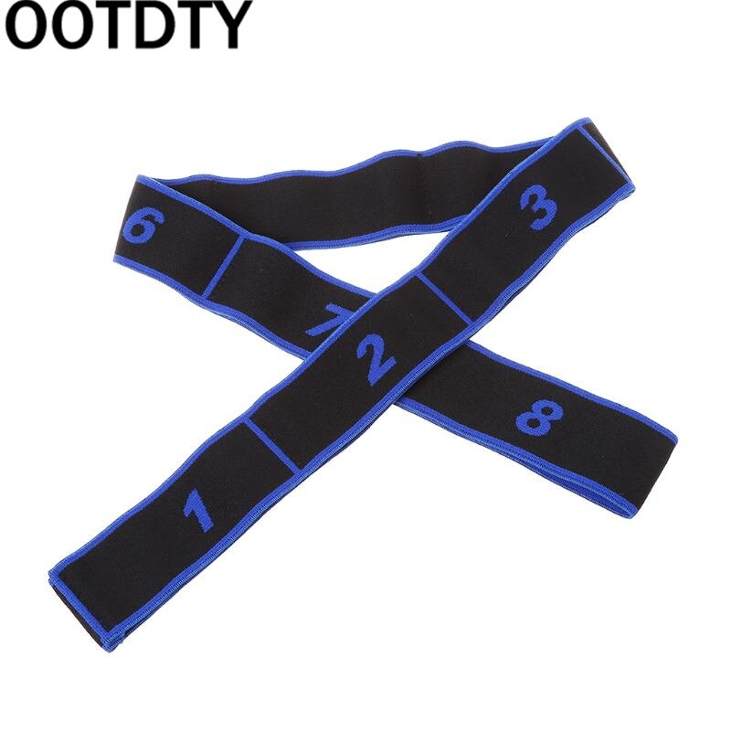 Children Latin Dance Training Bands Pilates Yoga Stretch Fitness Elastic Band: Blue