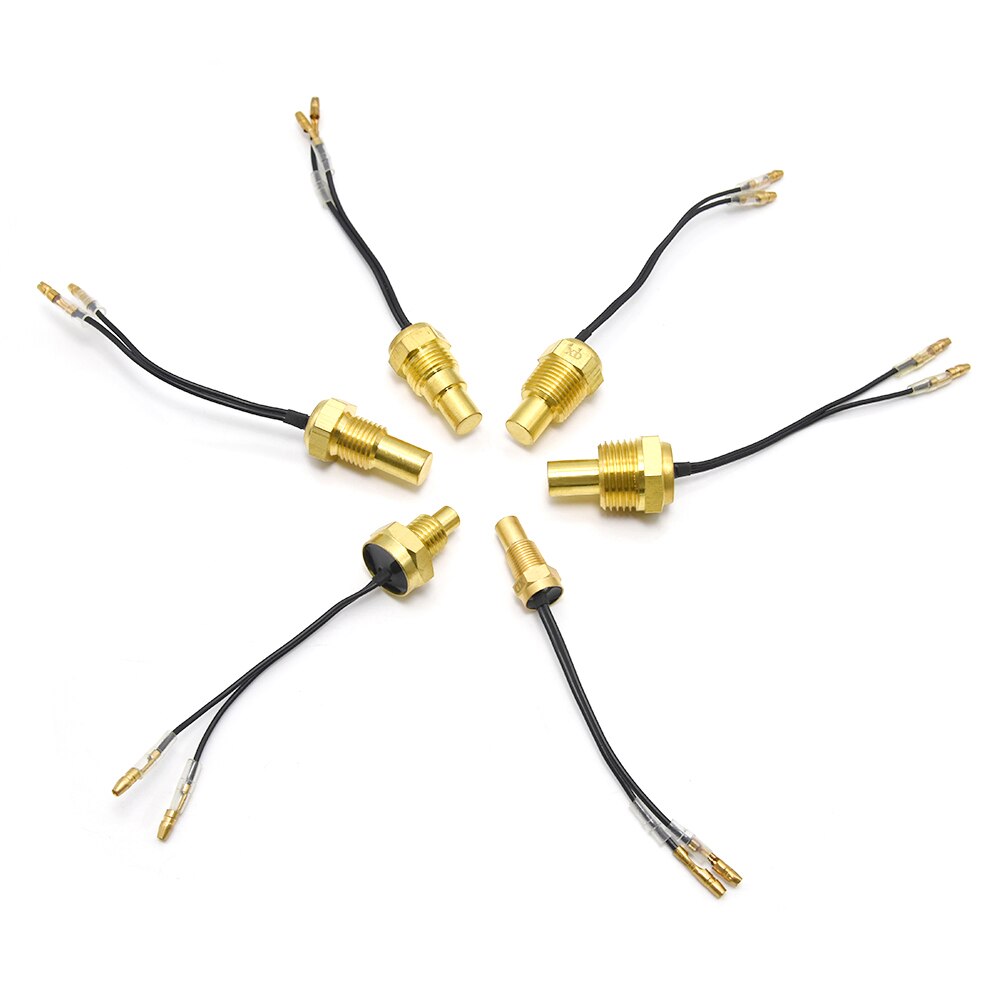 12V/24V Car Truck Car Water Temperature Sensor 50K Head Plug 10MM 12MM 14MM 16MM 17MM 21MM 1/8NPT 3/8NPT Water Temp Sensor