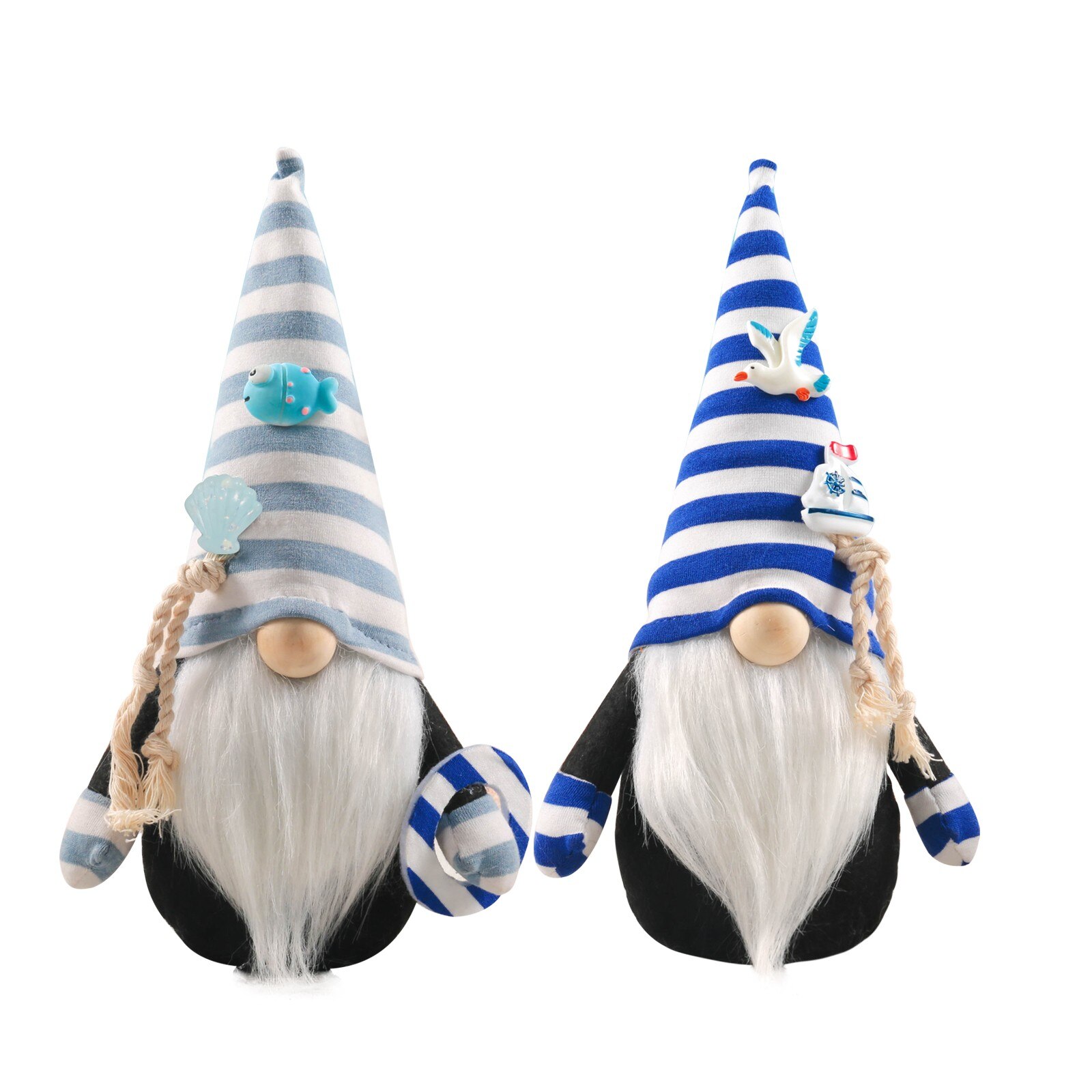 40 # Oceaan Festival Gnome Knuffel Deep Blue Gelukkig Oceaan Faceless Pop Gnome Ornament Woondecoratie Aanwezig Décoration: Default Title