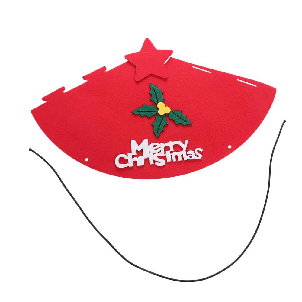 Xmas Decorative Santa Claus Merry Christmas Hat Christmas Felt Santa Claus Hat Cartoon Animal Party Hat Christmas