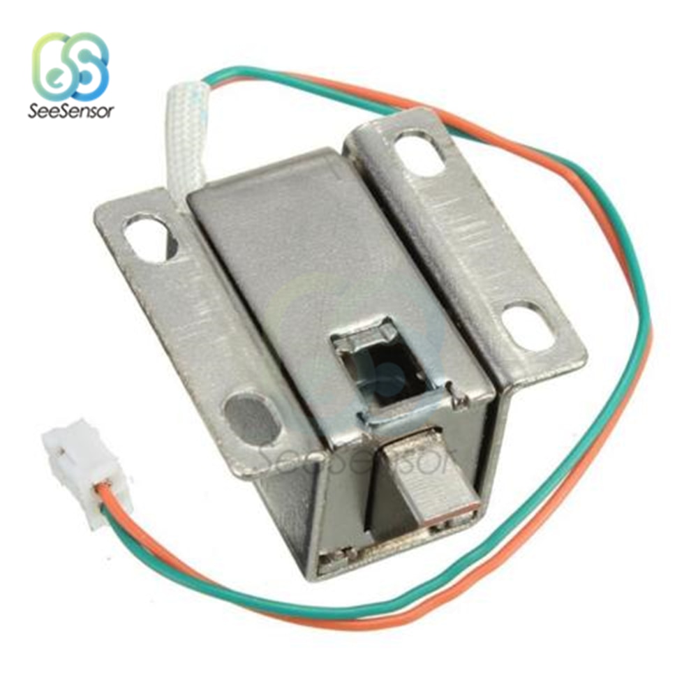 DC 12V 350mA Mini Electromagnetic Lock Storage Cabinets Electronic Lock Electric Bolt Lock Drawer File Cabinet Lock