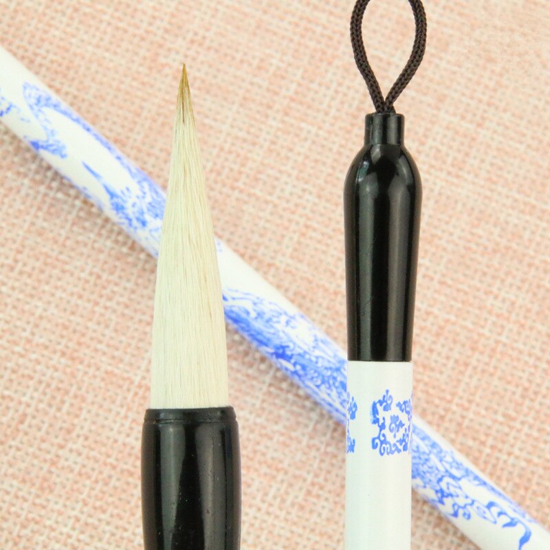 Juego de 3 piezas de pluma de caligrafía S,M,L, pelo suave, pincel de escritura, artista, dibujo de Color agua, bolígrafo de pintura, suministros de oficina escolar, papelería