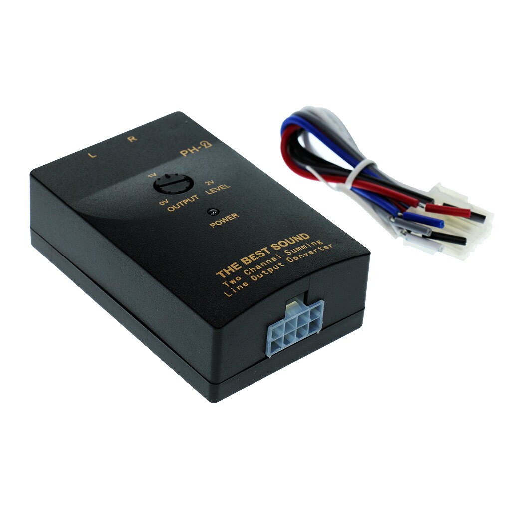 Car Audio RCA Speaker Output Converter High To Low High-Performance