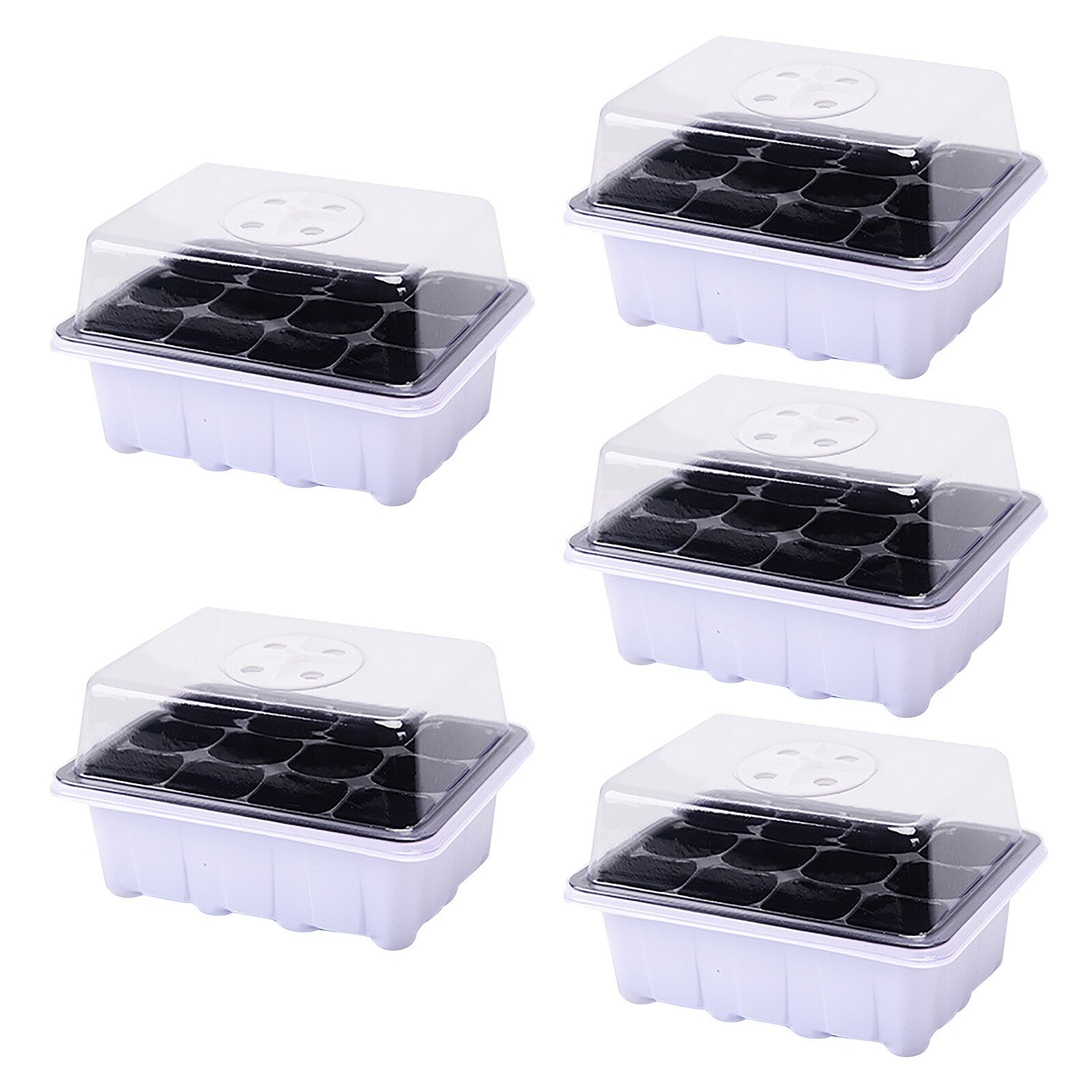 Greenhouse Propagation Box Greenhouse Propagation Tray Indoor Mini Greenhouse Propagation Set With Lid And Ventilationa: F