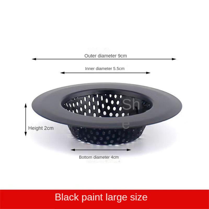 Kitchen Sink Filter Stainless Steel Mesh Sewer Sink Strainer Filter Bathroom Sink Strainer Drain Hole Filter Trap Waste Screen: Red