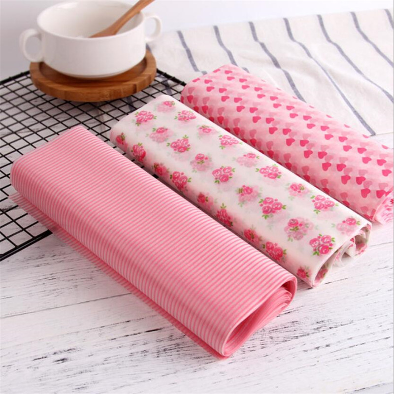 50Pcs/Lot Wax Paper Food Grade Grease Paper Food Wrappers Wrapping Paper For Bread Sandwich Burger Fries Oilpaper Baking Tools