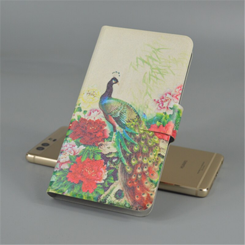 11 soorten patroon ultra dunne vlinder bloem vlag vintage flip cover voor lg  l65 d285 d280 l70 d320 d325 telefoonhoesje: 5
