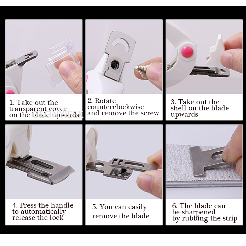 Triple Cut Acryl Tip Cutter Met Catcher &amp; Meten Wijzerplaat (6 Size Opties) professionele Acryl Nagelknipper-Nail Tip Cutter