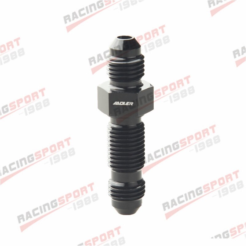 An4 4an en -4 rette en skottadpater fitting adapter aluminium sort