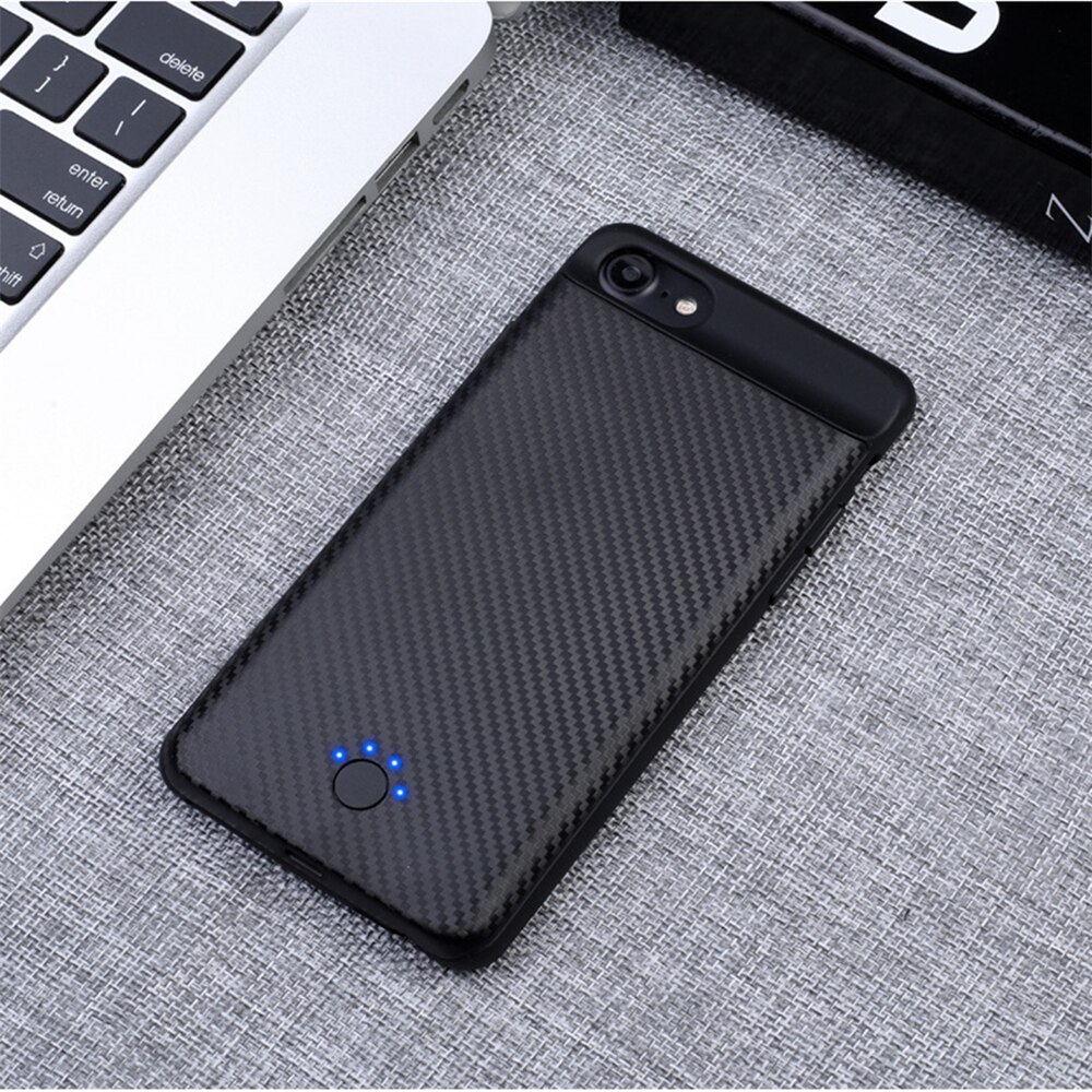 Batterijhoesje voor iphone 6 6s 7 8 2500/3700/5000/7000 mah batterijladerhoesje voor iphone 6 6s 7 8 plus powerbank oplaadhoesje