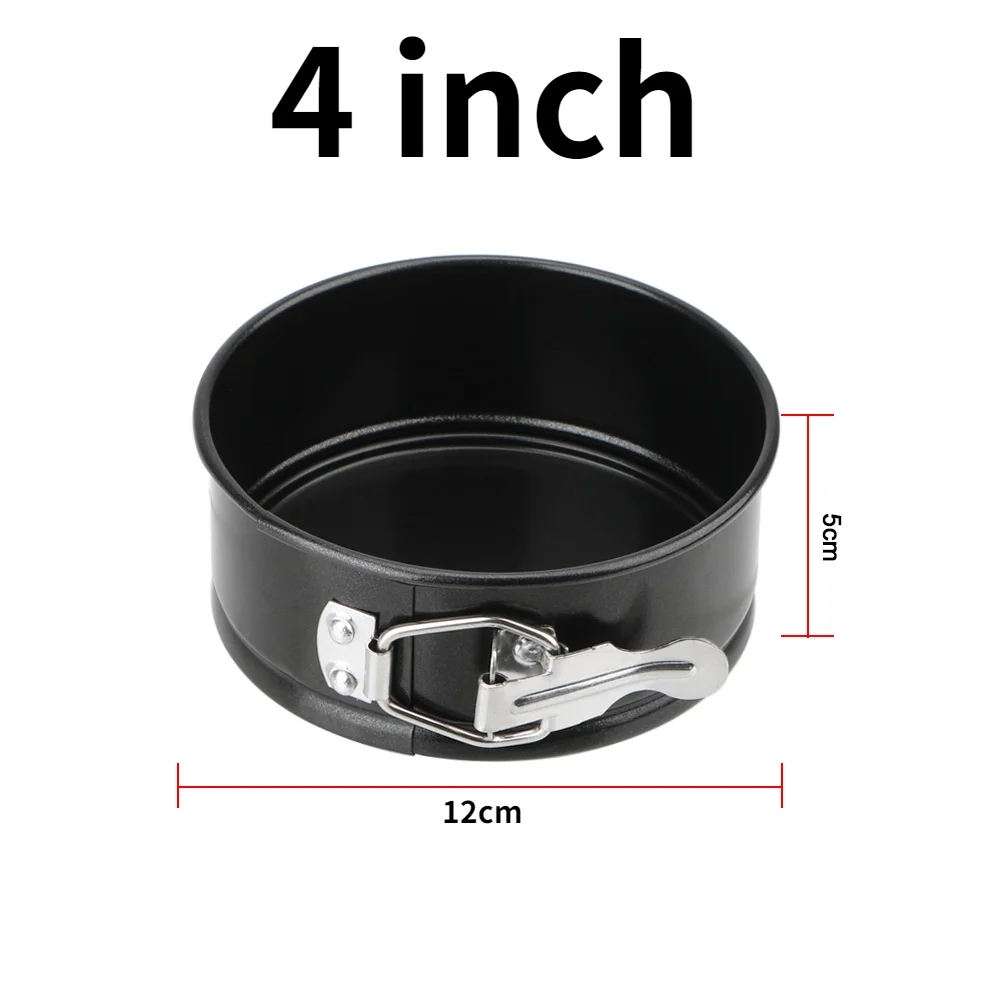 Removable Bottom Non-Stick Metal Bake Mould Round Cake Pan Bakeware Carbon Steel Cakes Molds Kitchen Accessories