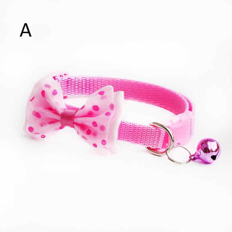 Misterolina katte hunde butterfly krave justerbar klokke slips halsbånd dejlige katte hund hvalp butterfly halsbånd kæledyrsartikler peq 2196: -en