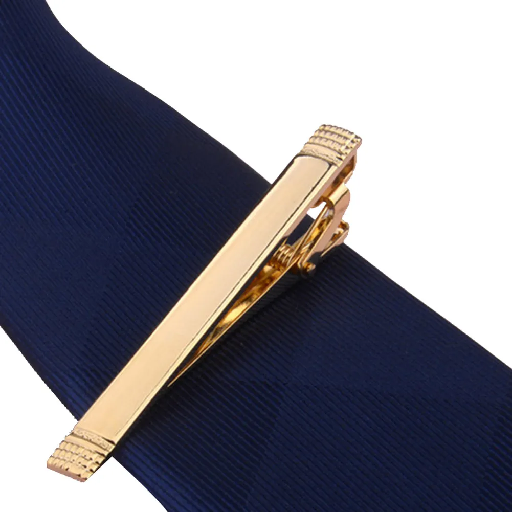 Clip de corbata para hombre, broche de estilo clásico Simple, Color dorado, Clip para corbata de boda y negocios, cierre de Metal, joyería para hombre: Verde militar