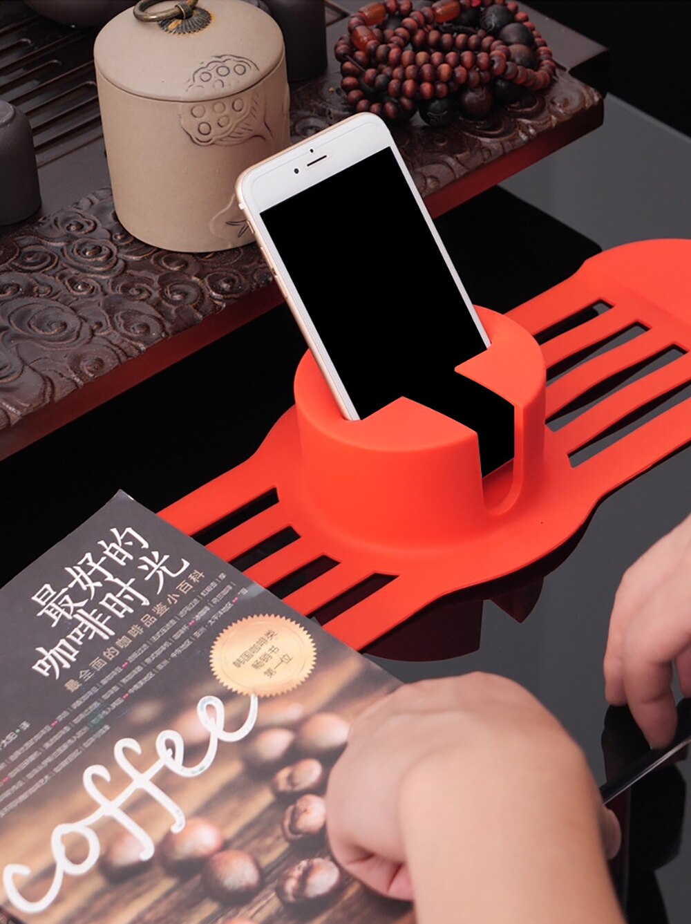 Posavasos para bebidas en el hogar, sofá multifunción de silicona, Soporte para vasos, accesorios para sala de estar, almacenamiento práctico para botellas