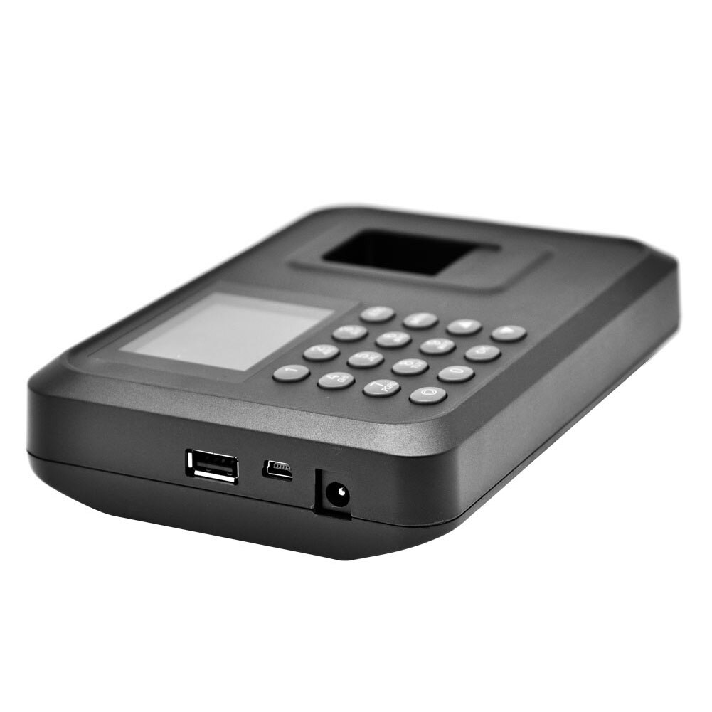Security Fingerprint Electronic LCD Display Recording US Plug Employee Control Password Home Office Attendance Machine