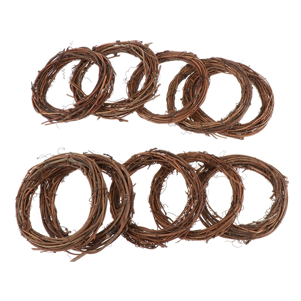 Round/Star/Heart Grapevine Wreath - Twigs Vine Wreath Craft Sets – Natural