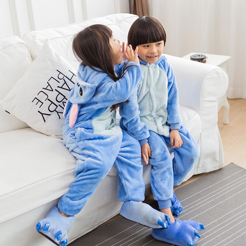 Winter Baby Jungen Mädchen freundlicher weihnachten schlafanzug Flanell Stich Ebene Pyjama Kind Schlafanzug-setzt Onesies freundlicher Pyjama freundlicher