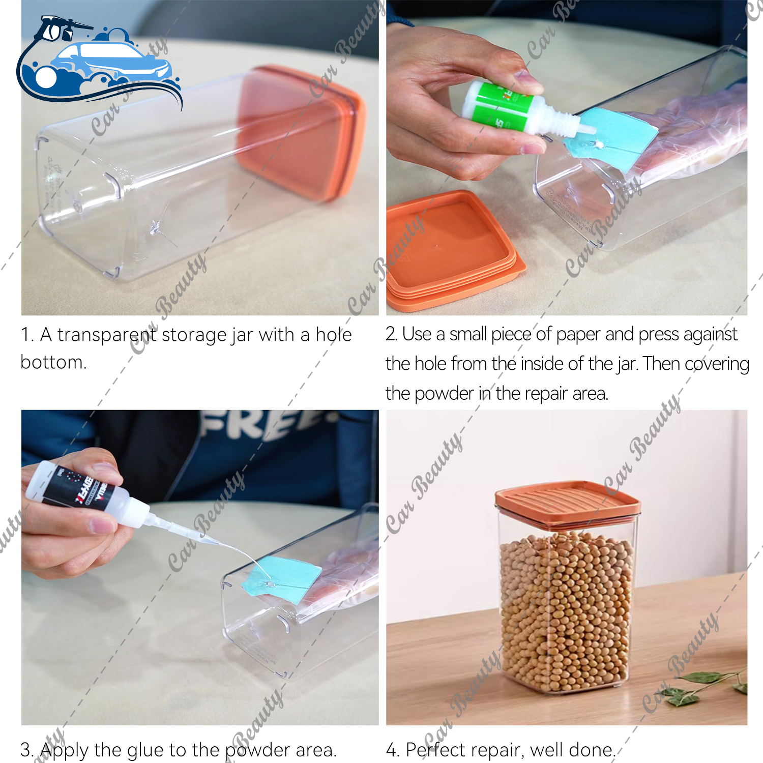 Colla fissa veloce con riempitivo Riempimento Adesivo rinforzante Polvere per saldatura Riparazione incollaggio per ceramica Vetro Metallo Plastica dura Legno