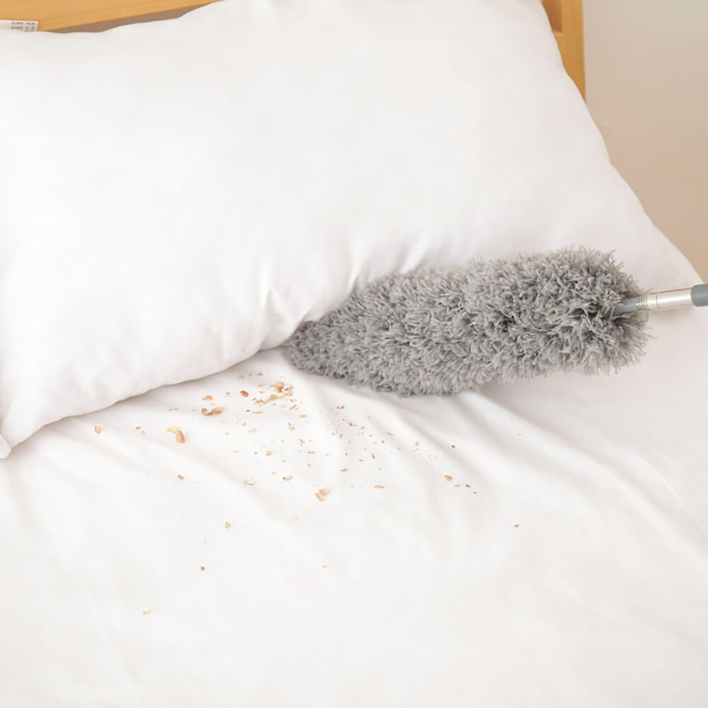 Feather Duster Extension Pole Extra Long Telescopic Dusters Cobweb Duster Bendable Head Cleaning Blinds Roof Ceiling Fan Car