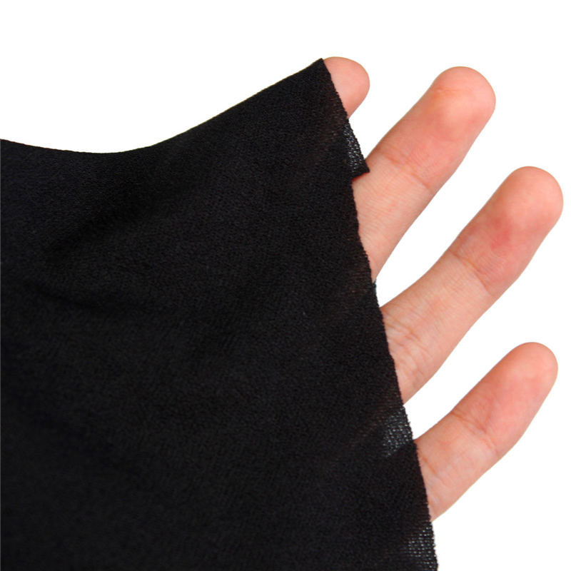 LEORY Schwarz Lautsprecher Grill Schutzhülle Tuch Stereo Gille Stoff Lautsprecher Gittergewebe Tuch Dicke 50x160cm