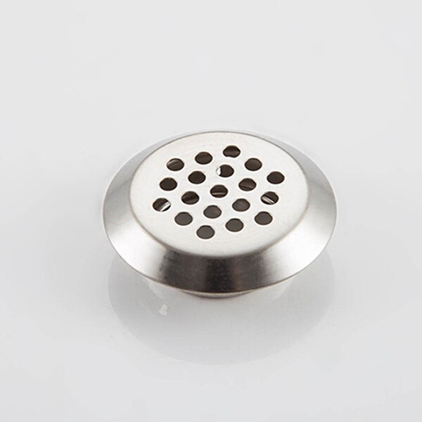 Rvs keuken badkamer ronde gaas gootsteen zeef filter 5 stuks zilverkleurig