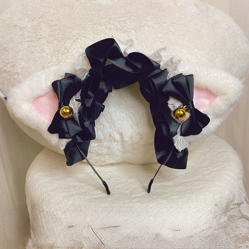 Collection de Lolita douce pour femmes, tenue de princesse, Costume Kawaii, Cosplay, noir et blanc, rose