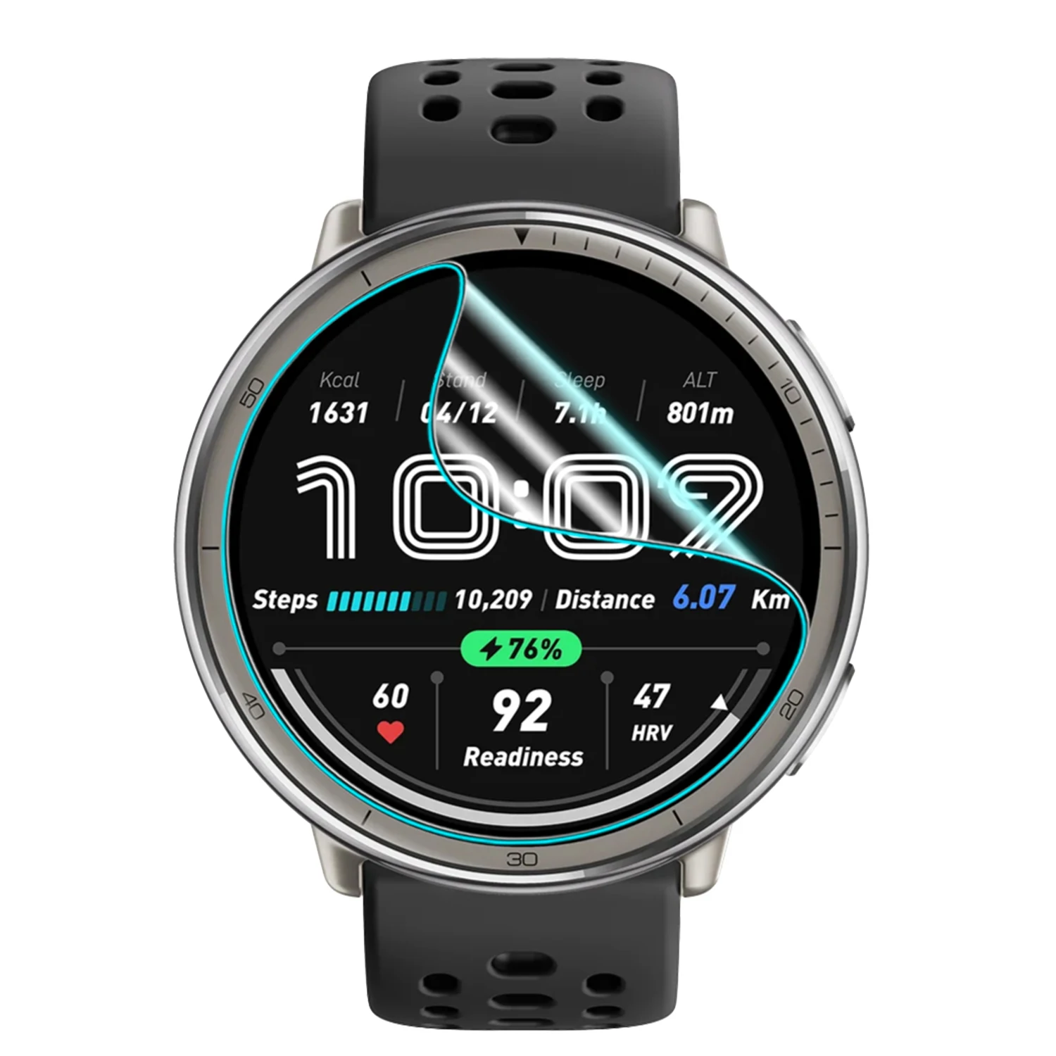 Protectores de pantalla de película de hidrogel de TPU flexibles para Amazfit Active 2 HD películas protectoras transparentes antiarañazos para reloj inteligente Active 2: XS