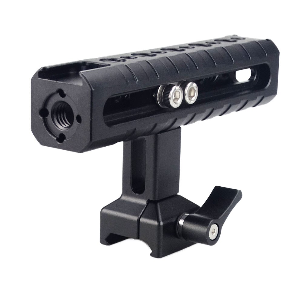MAGICRIG impugnatura per formaggio NATO a sgancio rapido con due supporti per pattini freddi per DSLR Camera Cage videocamera Cage Rig
