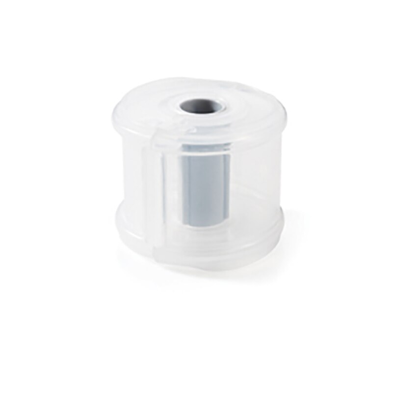 1pc bærbare plast gjennomsiktige skrivebord washi teip oppbevaringsboks skrivesaker maskering teip kutter teip holder til kunst, diy håndverk