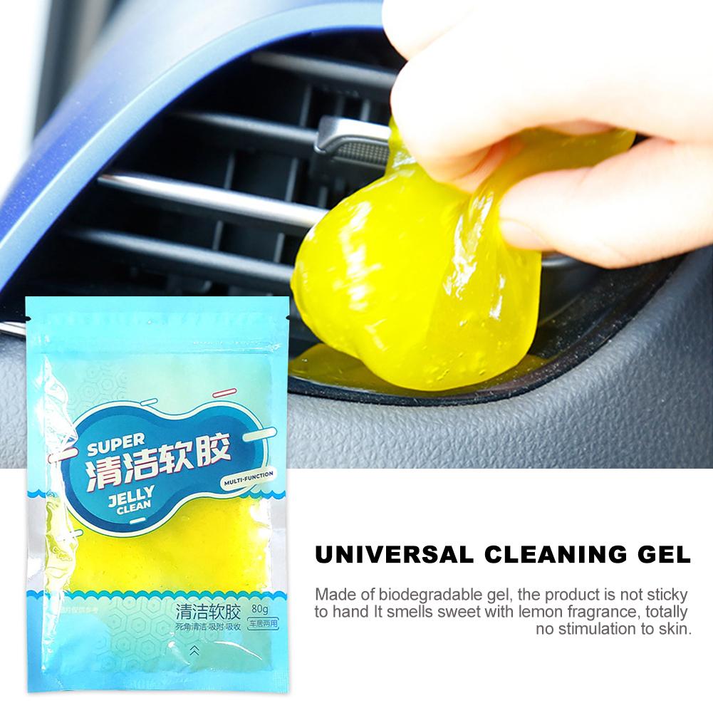 5Pcs Auto Interieur Magic Cleaning Gel Stopverf Auto Toetsenbord Console Laptop Computer Super Cleaner Dust Auto Air Vent Cleaning gel