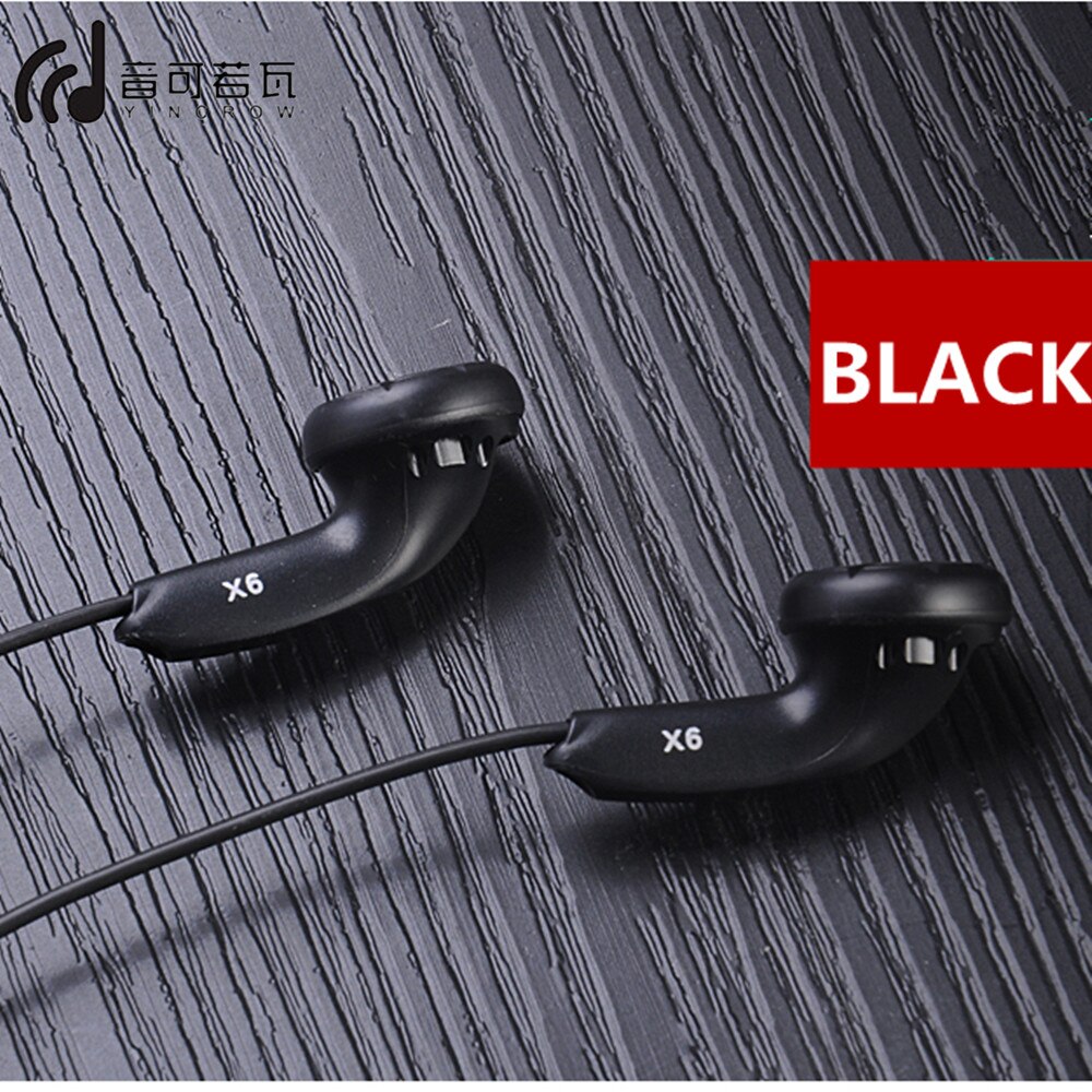 Original YINCROW X6 3.5 mm earphones flat earplugs sound sleep AIR MX985 earphones fever