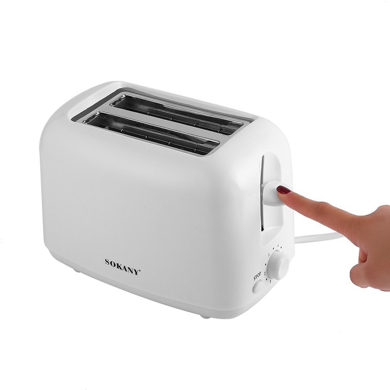 220v 750W Automatic Electric Bread Toaster 5 Gears Timing Mini Household Breakfast Baking Bread Maker Machine Kitchen Tool