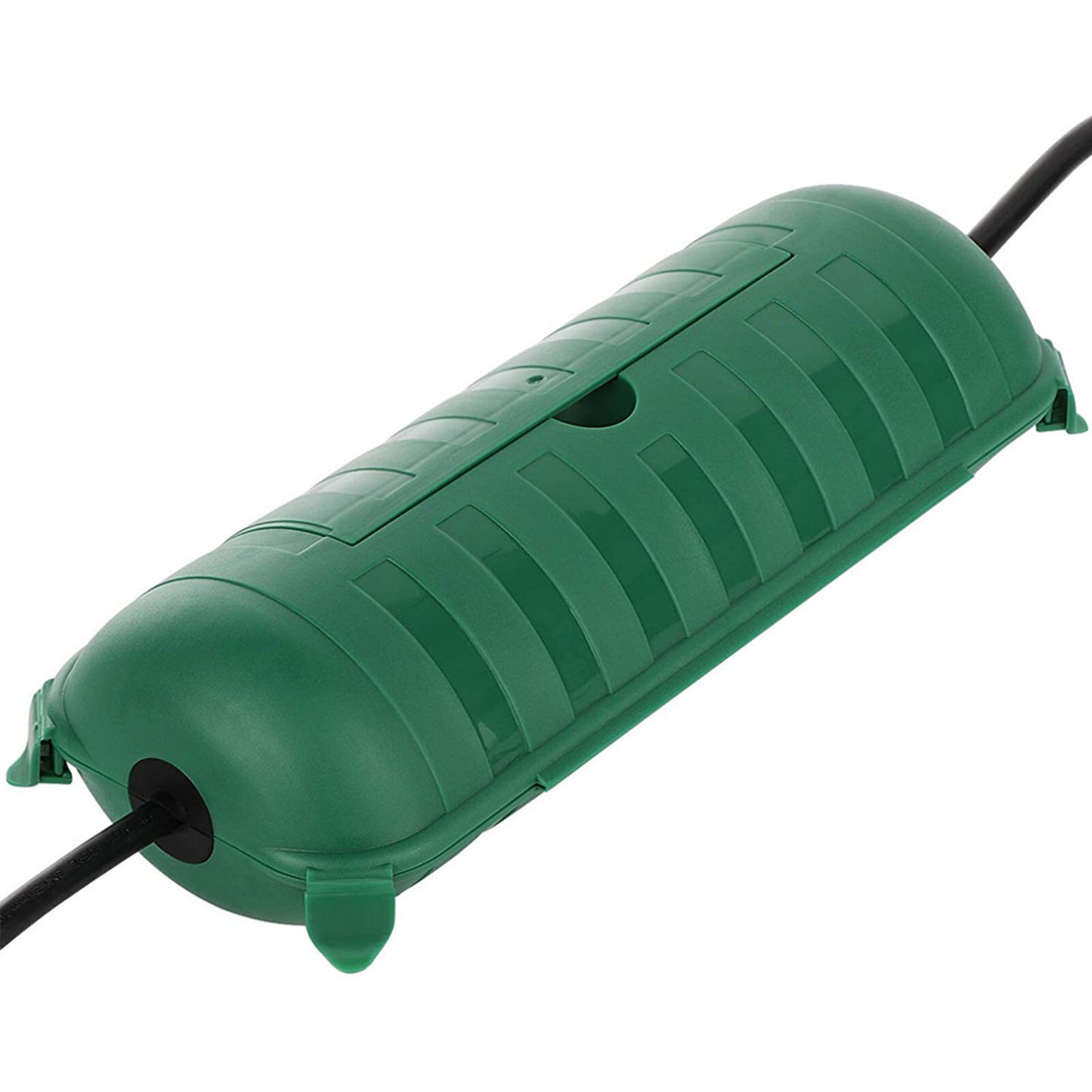 Safety Extension Cord Cover Electrical Connection Box Outdoor Waterproof Protect Decor Plastic Seal Enclosure Easy Apply: Green