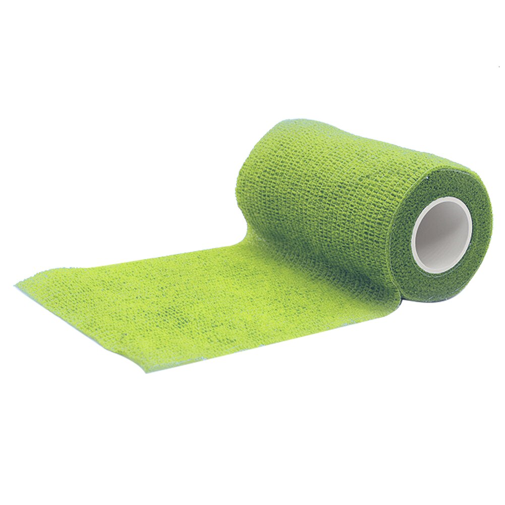 5cm*4.5m bandage sport fitness selvklæbende tape elastiske zelfklevende wrap spier beskyttende tape medische knie polssteun aid: Grøn
