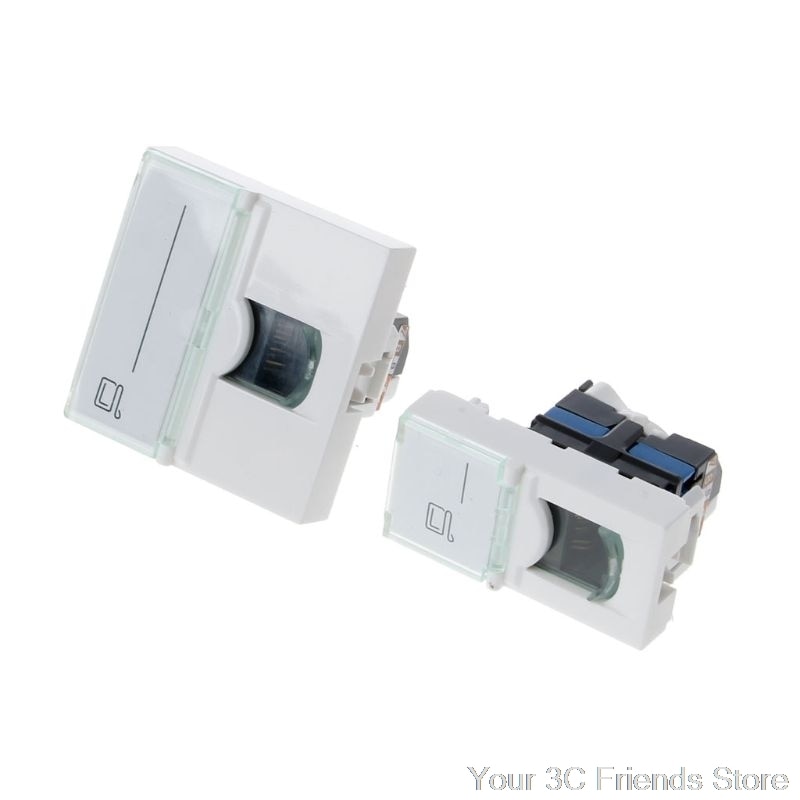 CAT6 Network Module Information Socket RJ45 8P8C Connector Adapter Keystone Jack Standard Wall Plate Ju29 20