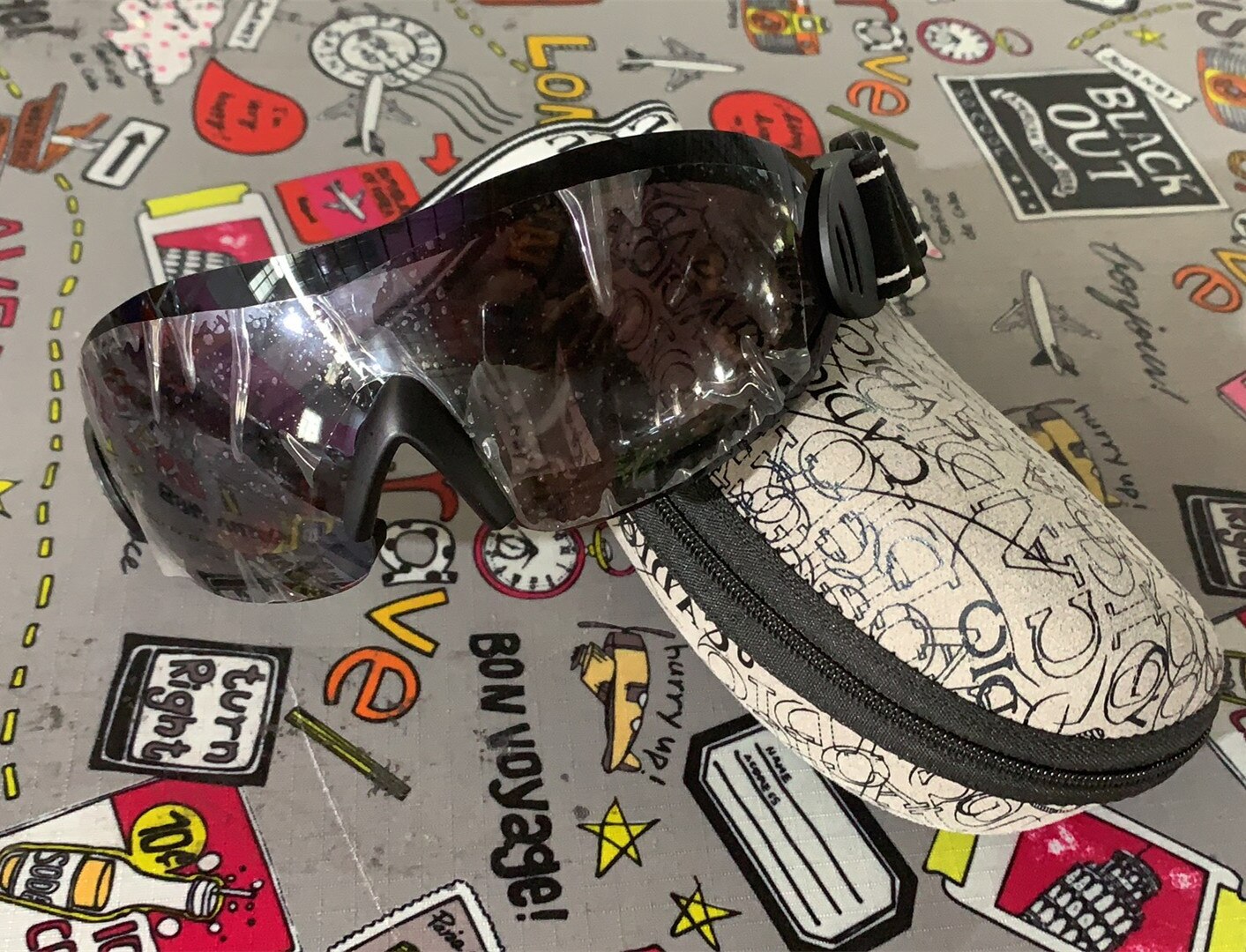 Tekort aan opruiming outdoorbrillen skibrillen deng shan jing verblinding verstelbare winddichte glazen