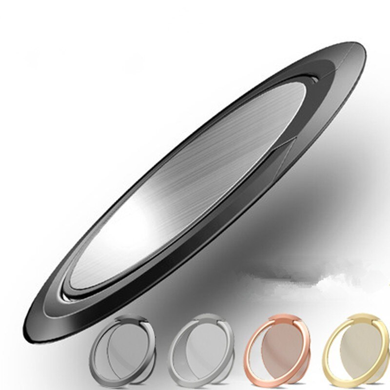 Soporte de Metal para teléfono móvil, accesorio de lujo muy fino, Universal, magnético, anillo de dedo